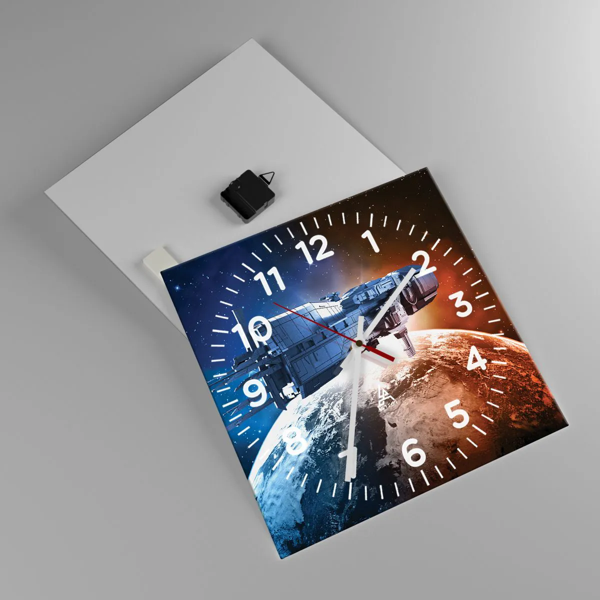 Falióra, Óra - Óvatos megfigyelő - 40x40 cm