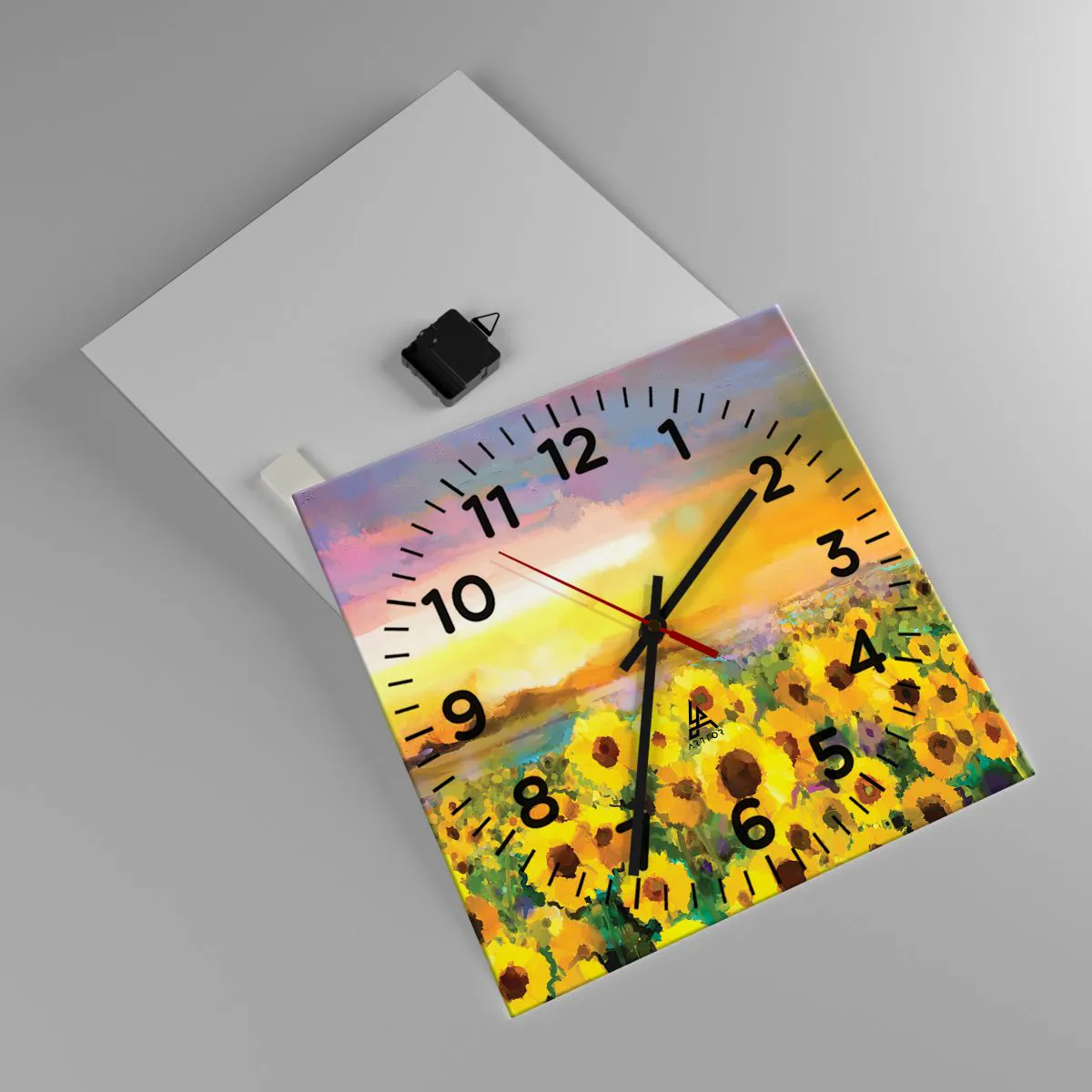 Zegar ścienny - Samo słońce zstąpiło na ziemię - 40x40 cm