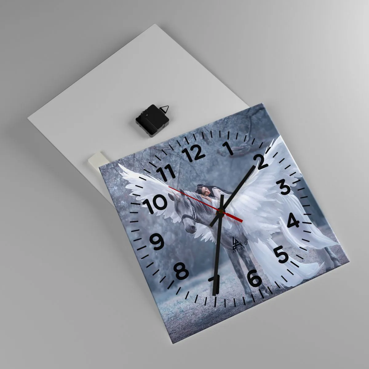 Wandklok - Klok - Een geïnspireerd moment - 40x40 cm