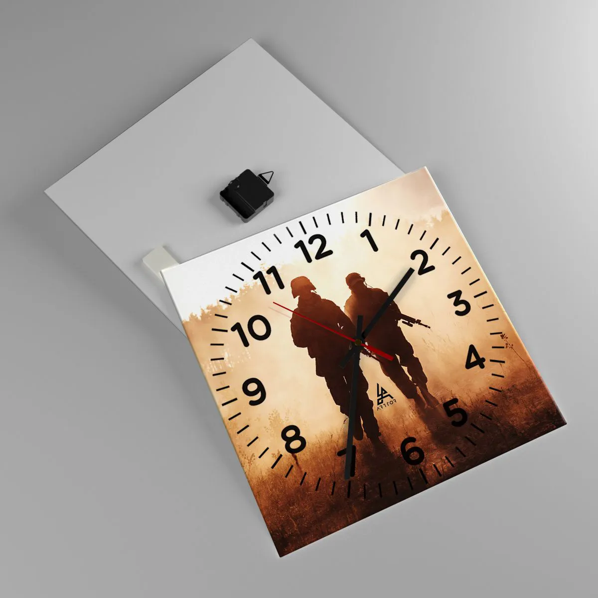 Relógio de parede - Relógio em vidro - Call of Duty - 40x40 cm