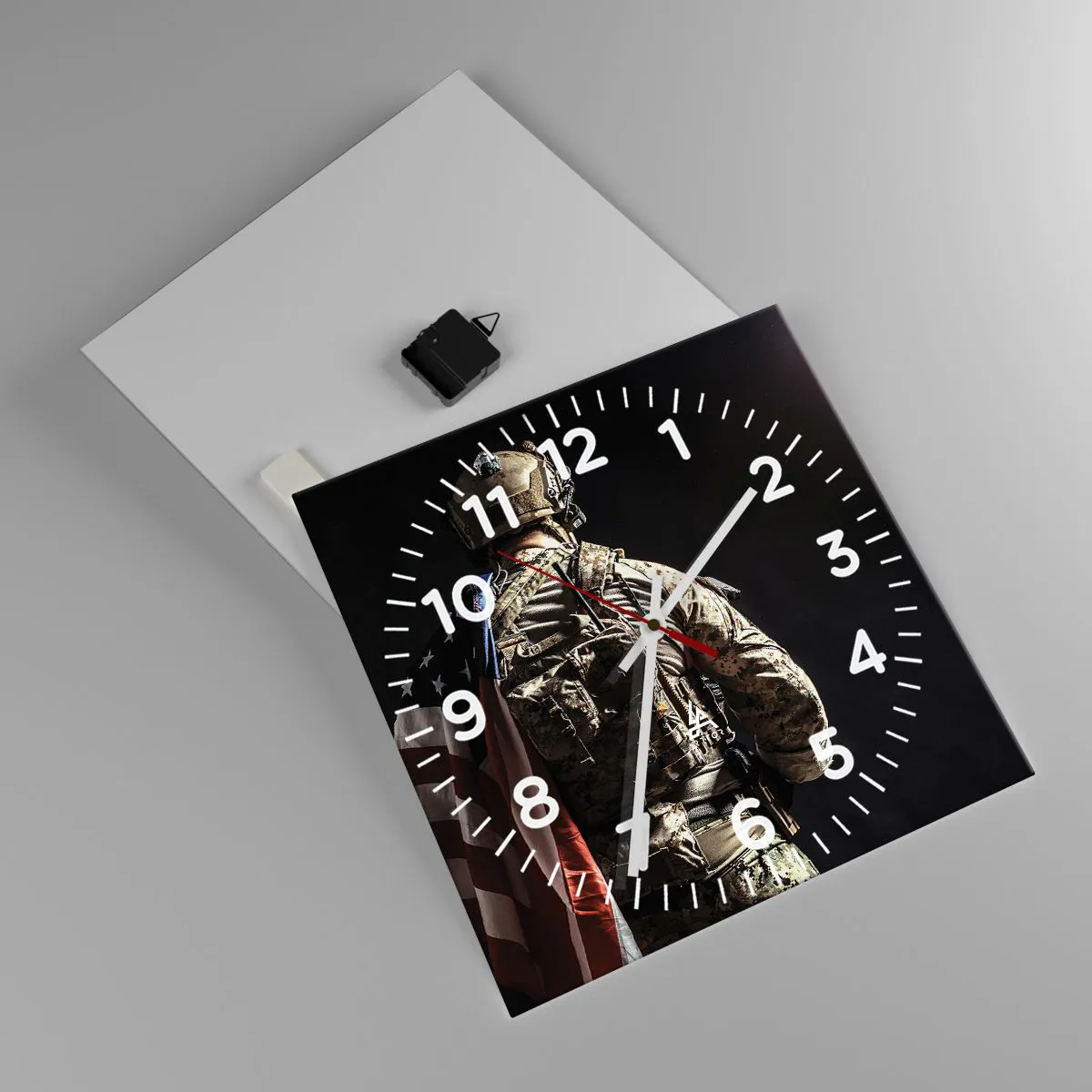 Ceas de perete - Ceas pe sticlă - D-aia - 40x40 cm