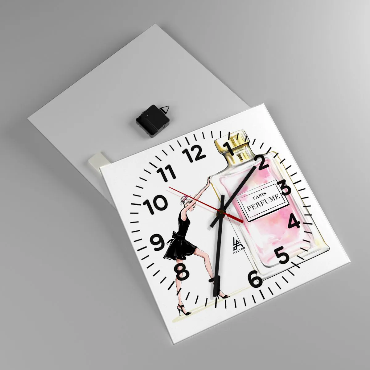 Vægur, Uret - Essensen af kvindelighed - 40x40 cm