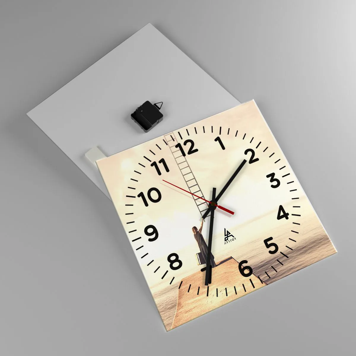 Zegar ścienny - Magiczna podróż - 40x40 cm