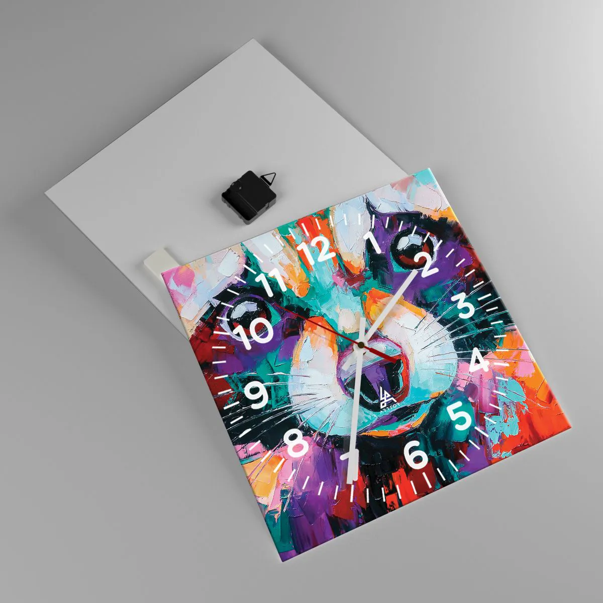 Orologio da parete - Orologio in Vetro - Solo buone emozioni - 40x40 cm