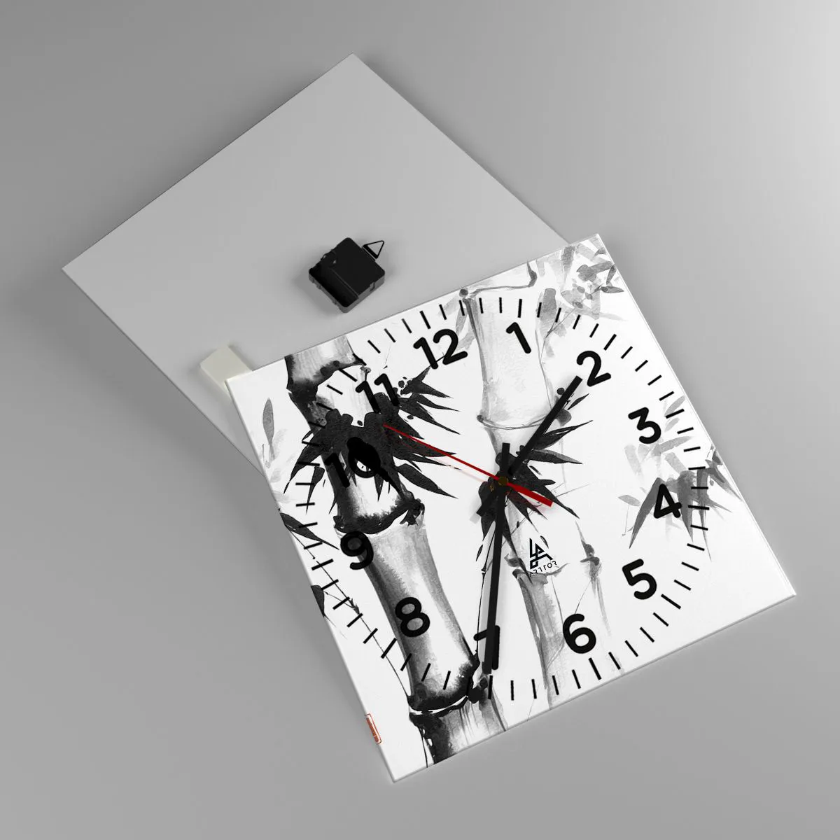 Wanduhr - Glasuhr - Dem Orient ganz nah - 40x40 cm