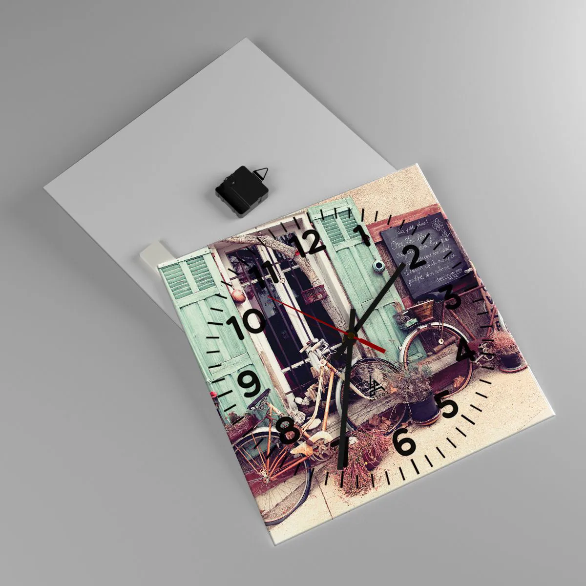 Horloge murale - Pendule murale - Que la province vive - 40x40 cm