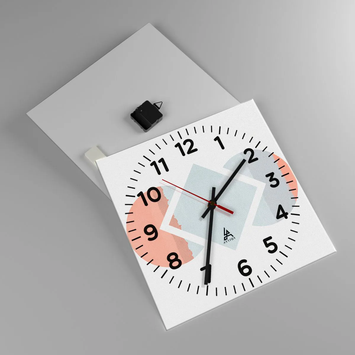 Vægur, Uret - Situationen er klar - 40x40 cm