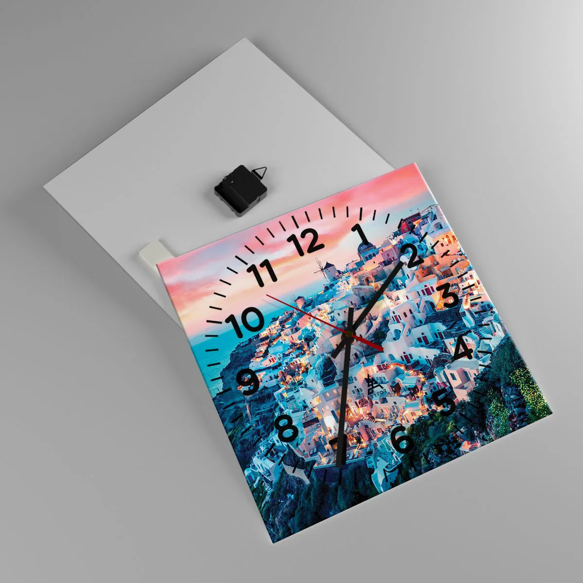 Vægur, Uret - Din store græske ferie - 40x40 cm