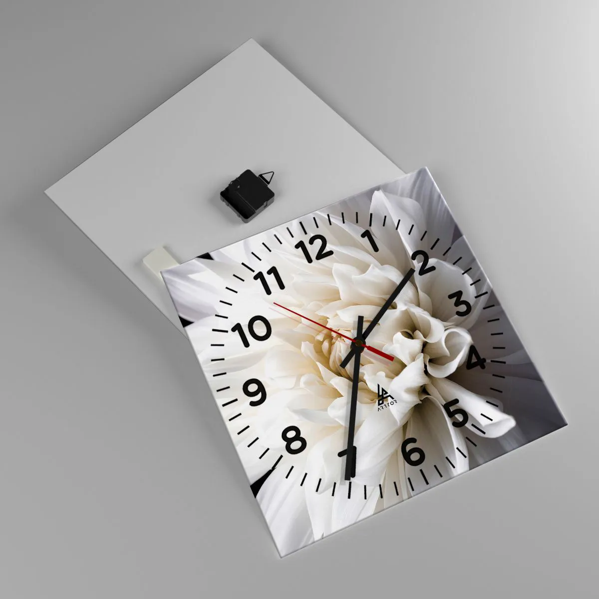 Wanduhr - Glasuhr - Der Morgen der Braut - 40x40 cm