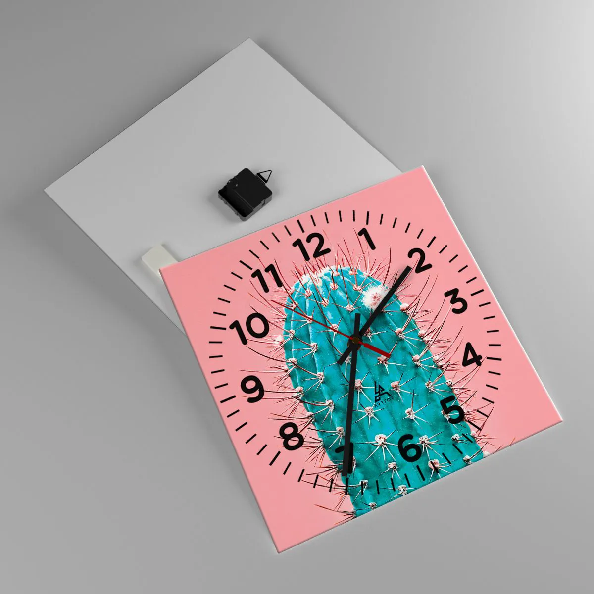 Ceas de perete - Ceas pe sticlă - Doar privește - 40x40 cm