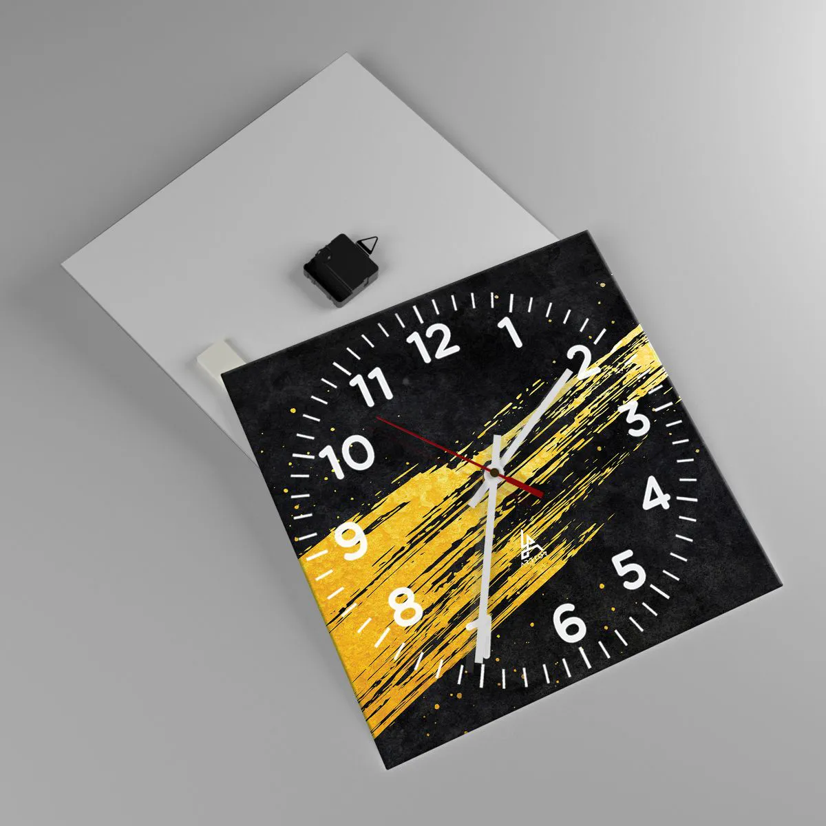 Wandklok - Klok - Spring in hyperruimte - 40x40 cm