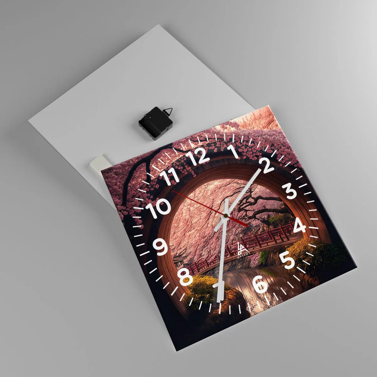 Falióra, Óra - Japán tavasz - 40x40 cm