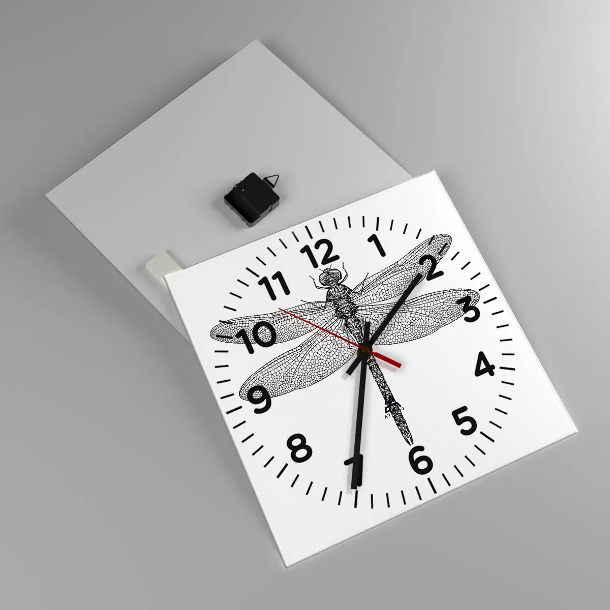 Nástenné hodiny - Presnosť prírody - 40x40 cm