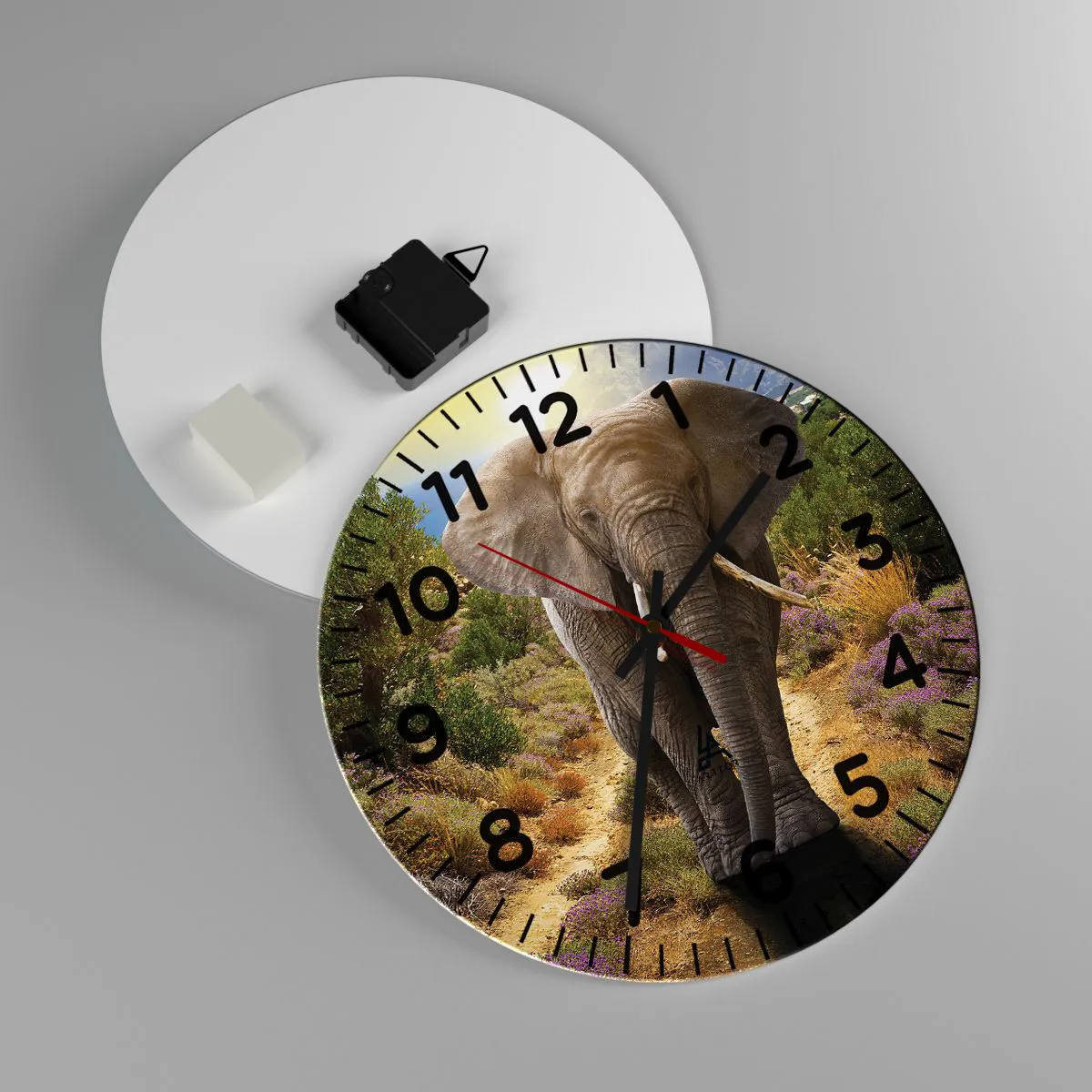 Vægur, Uret - Sådan så Eden ud - 30x30 cm