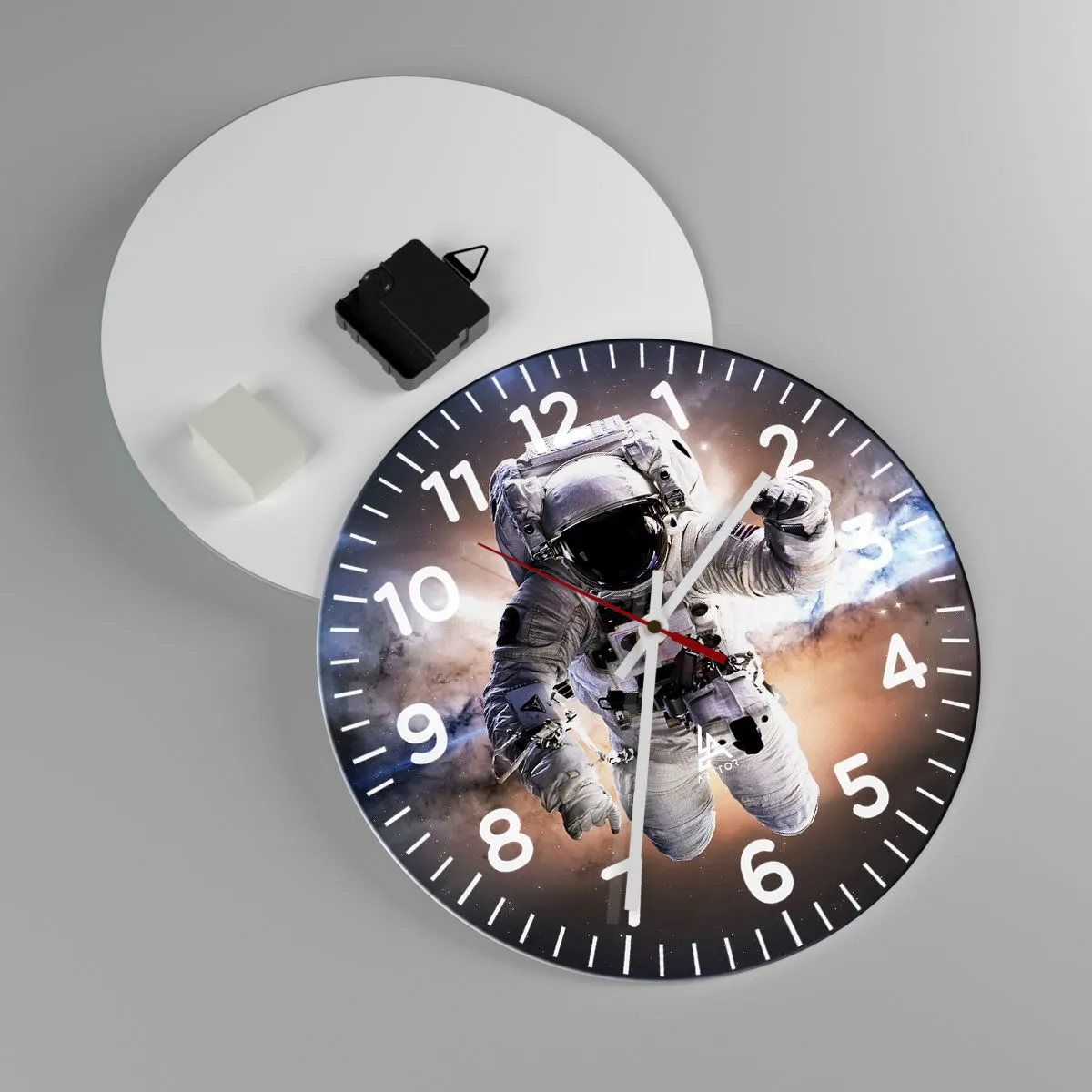 Nástěnné hodiny - Pozdravy z vesmíru - 30x30 cm