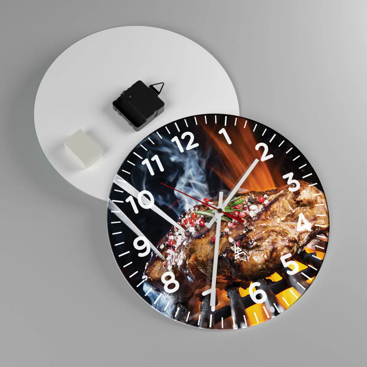 Nástenné hodiny - Šťavnaté a voňavé - 30x30 cm