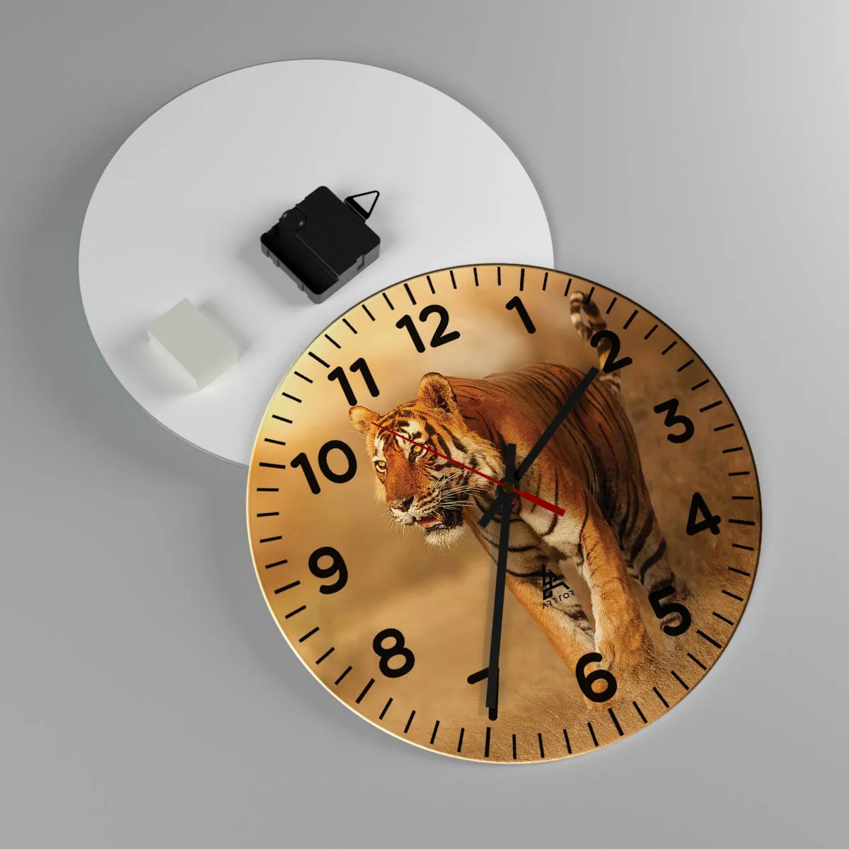 Zegar ścienny - Przed atakiem - 30x30 cm