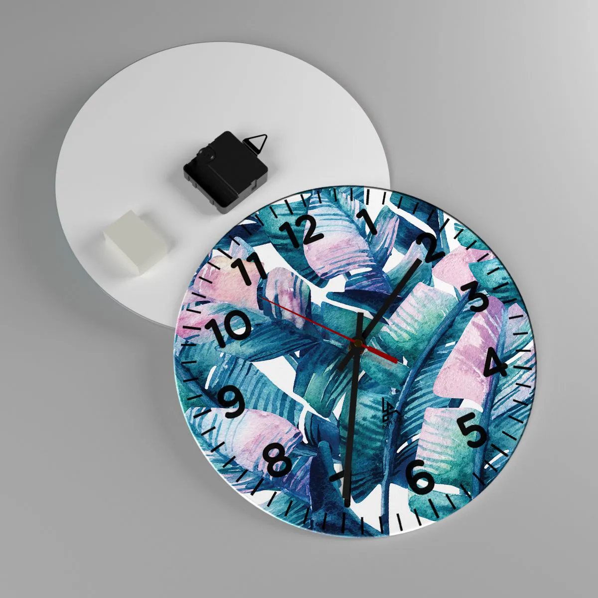 Falióra, Óra - Egy banánligetben - 30x30 cm