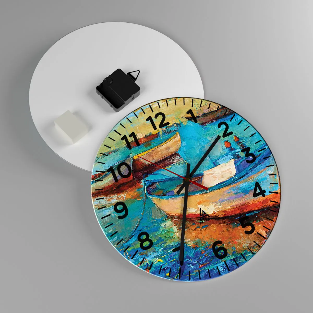 Nástěnné hodiny - V jižním zálivu - 30x30 cm