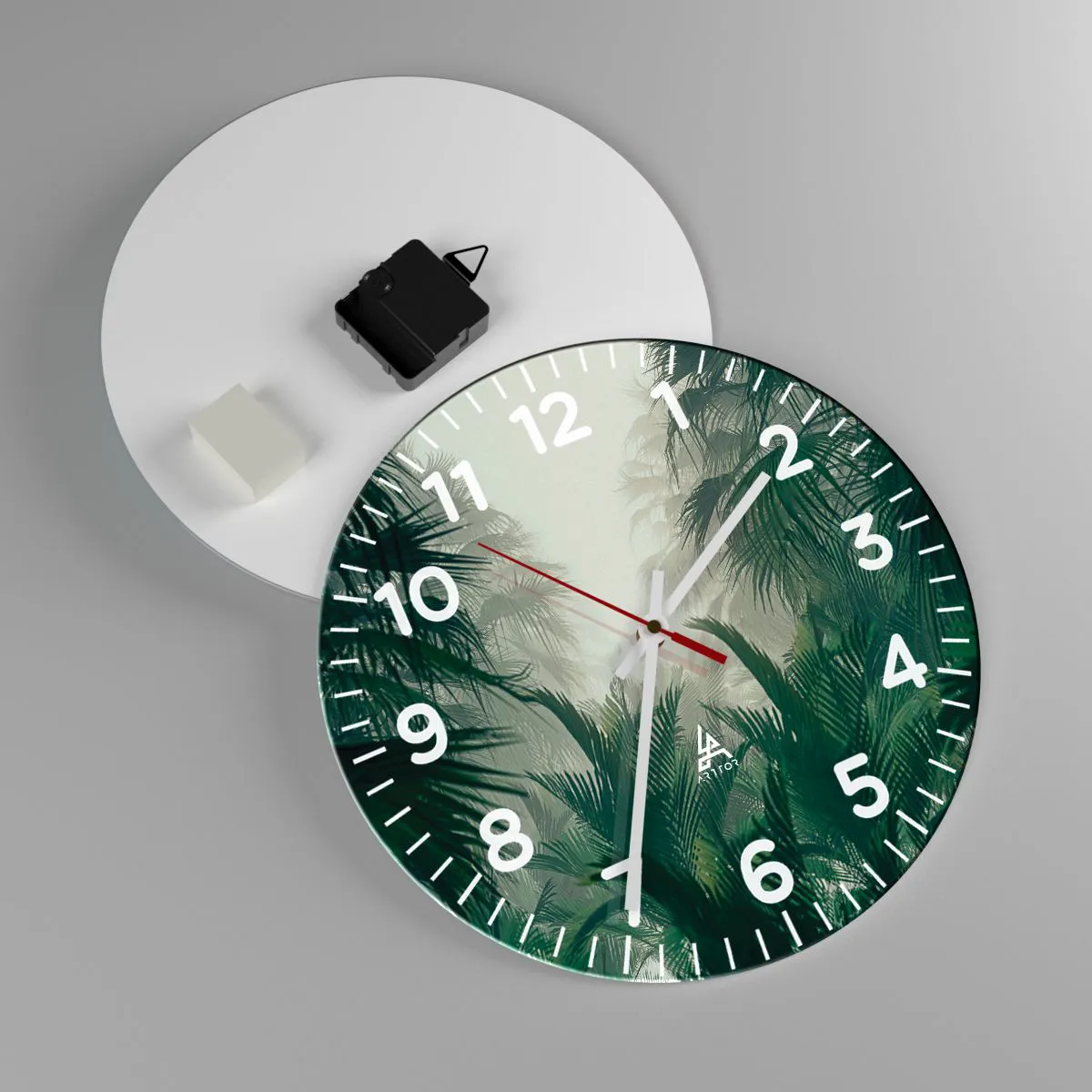 Nástenné hodiny - Tropická záhada - 30x30 cm