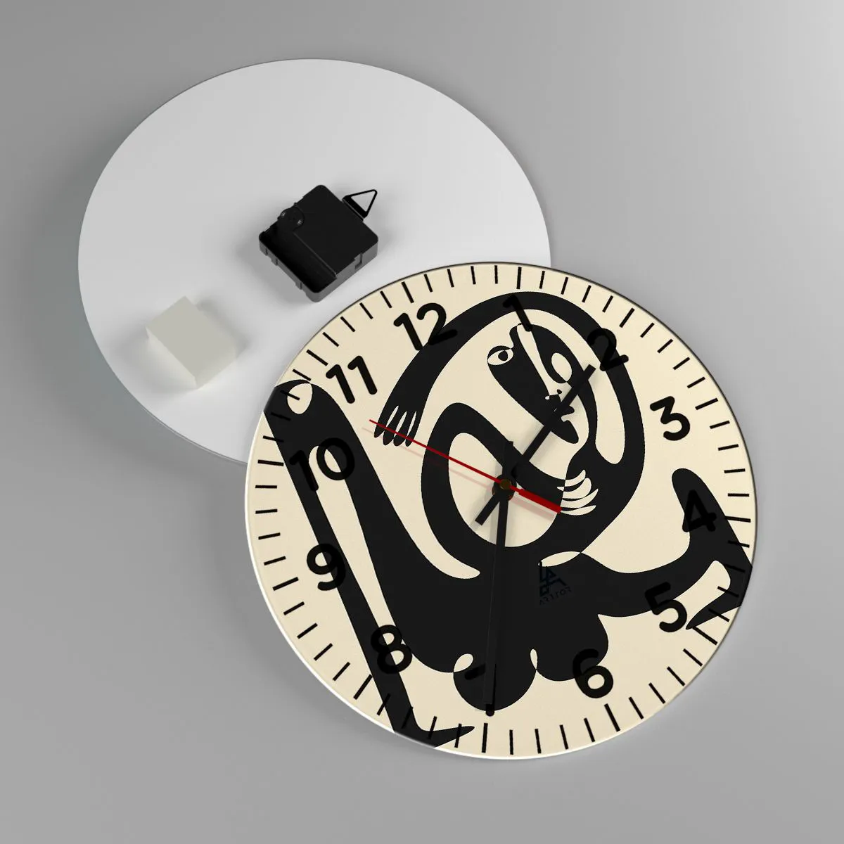 Falióra, Óra - Majdnem Picasso - 30x30 cm