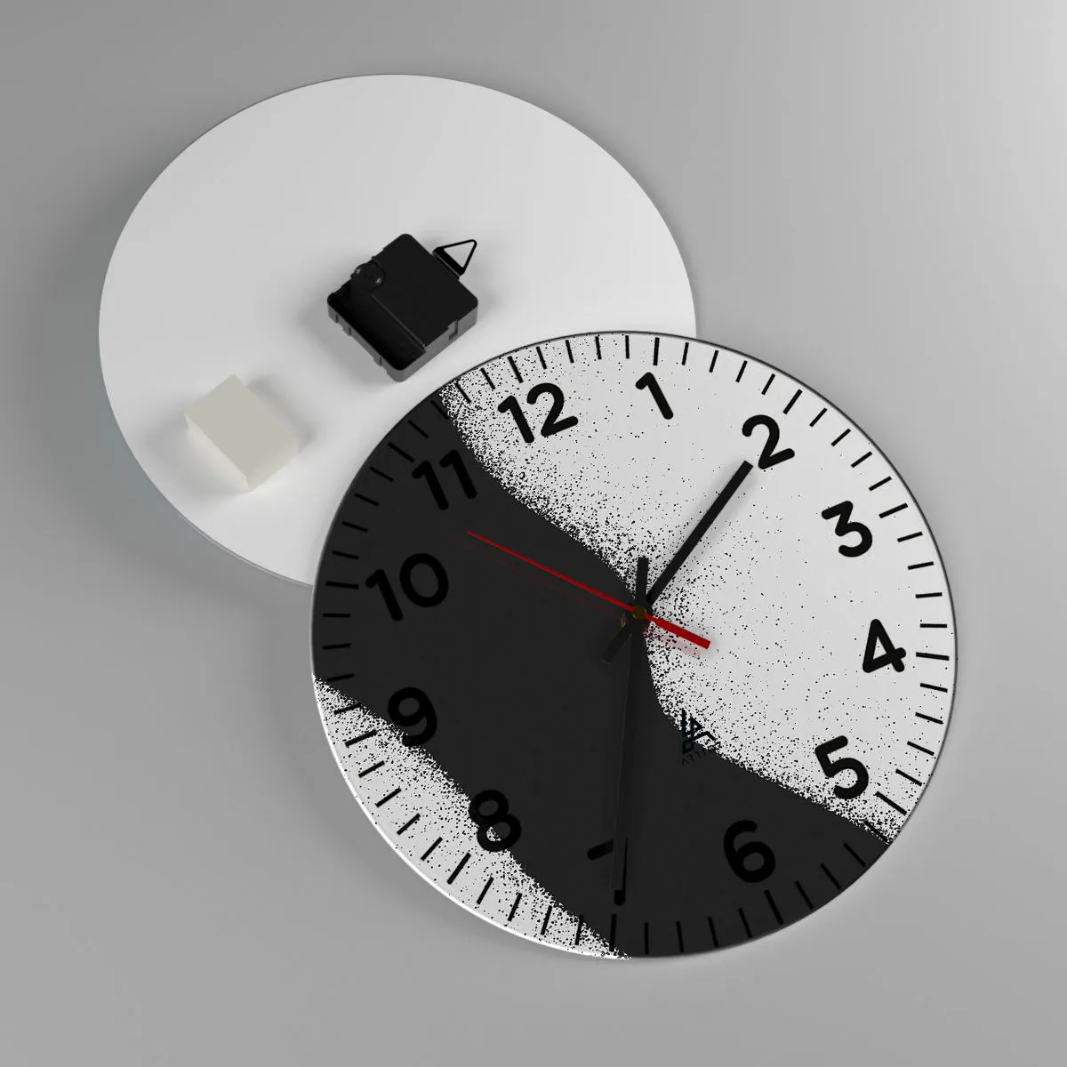 Nástěnné hodiny - Plynulá rovnováha - 30x30 cm