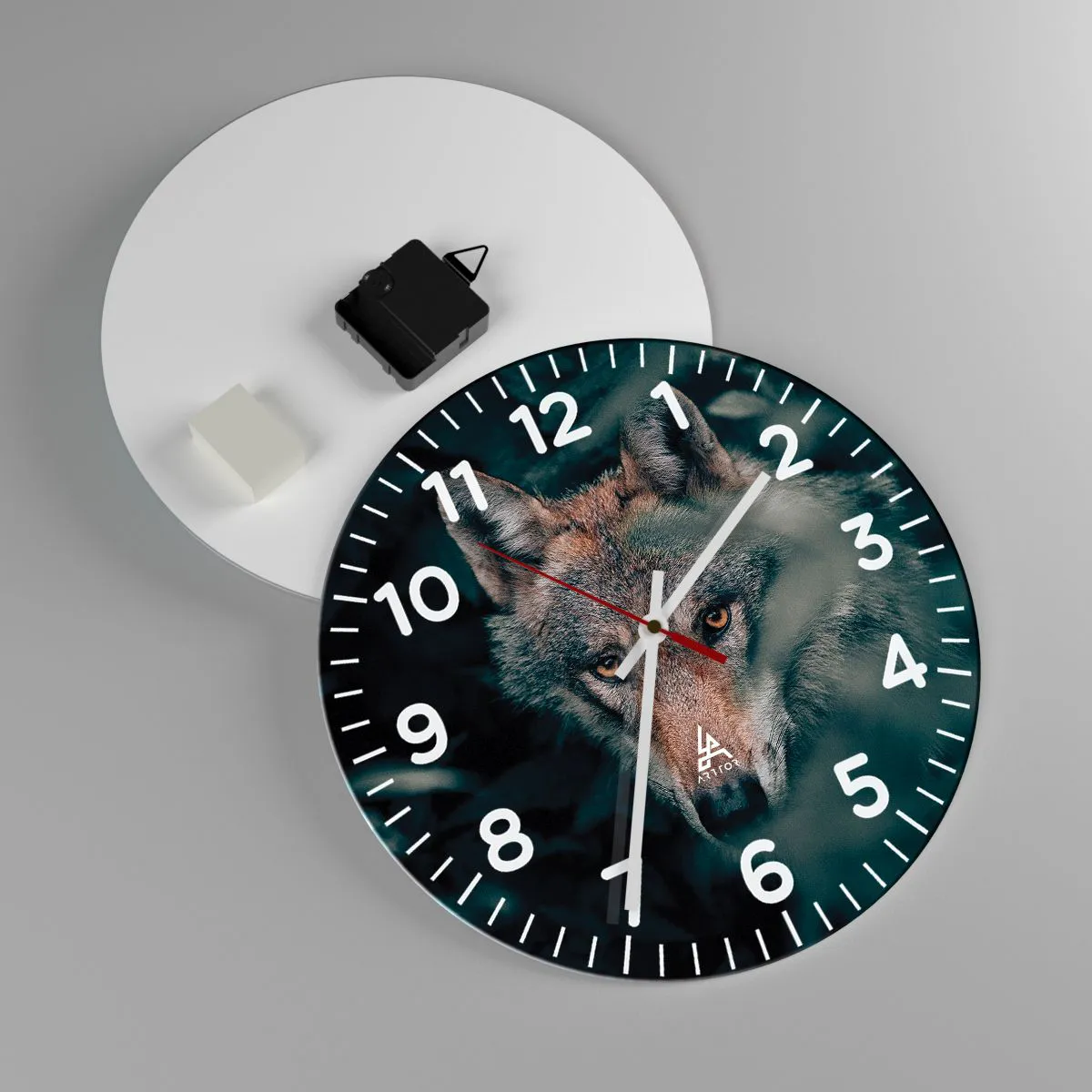 Wandklok - Klok - Jager - 30x30 cm