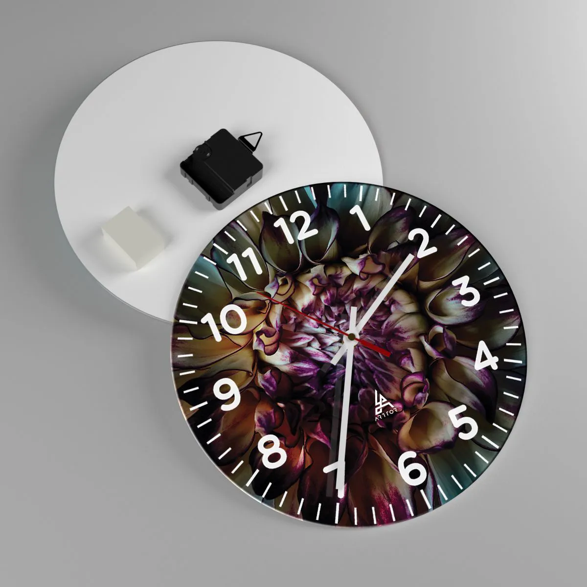 Horloge murale - Pendule murale - L'apogée de la jeunesse - 30x30 cm