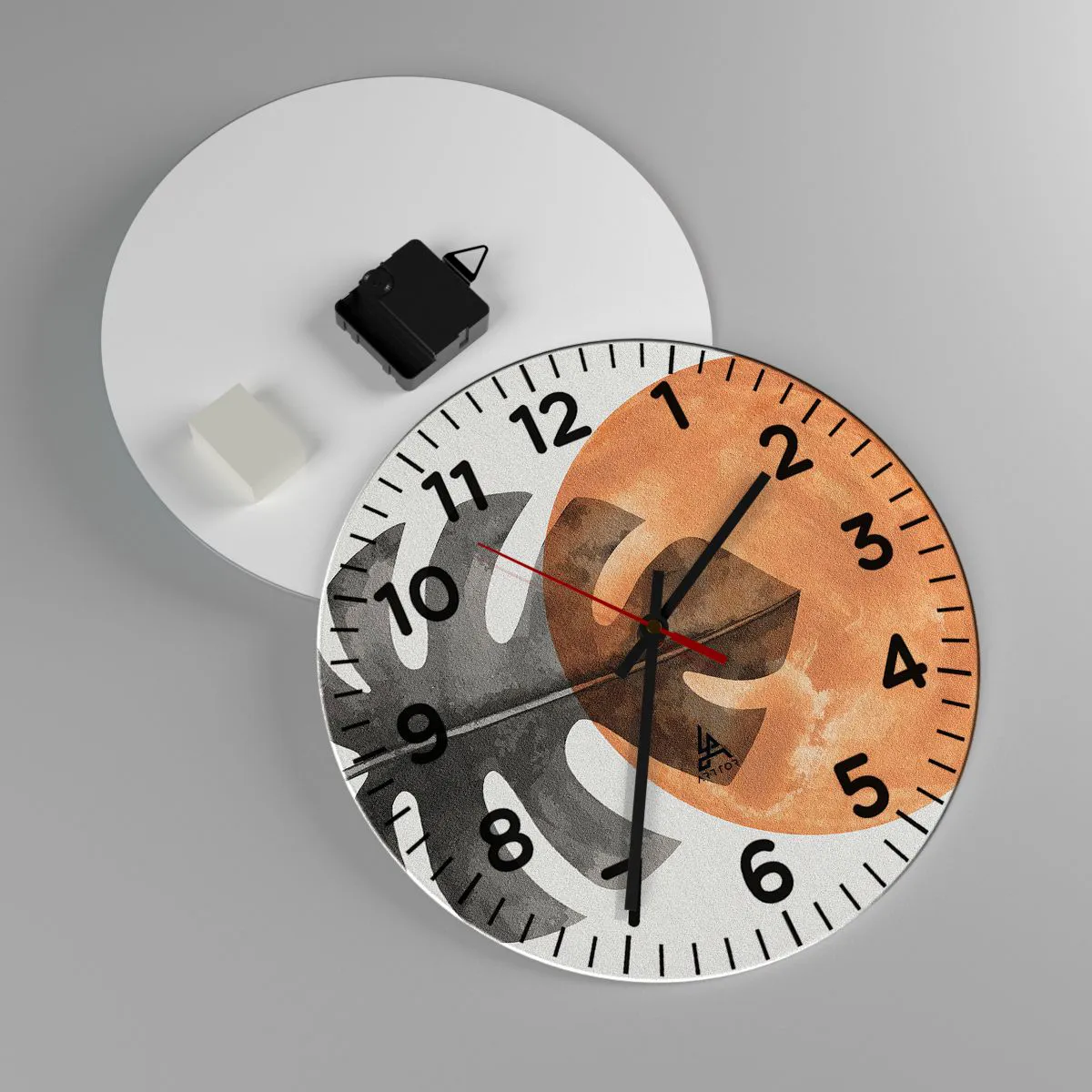 Ceas de perete - Ceas pe sticlă - Doar soarele - 30x30 cm