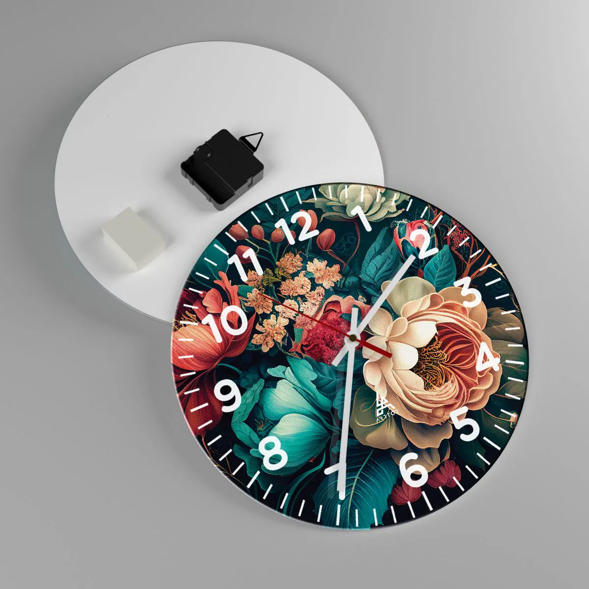 Horloge murale - Pendule murale - le charme du 19ème siècle - 30x30 cm