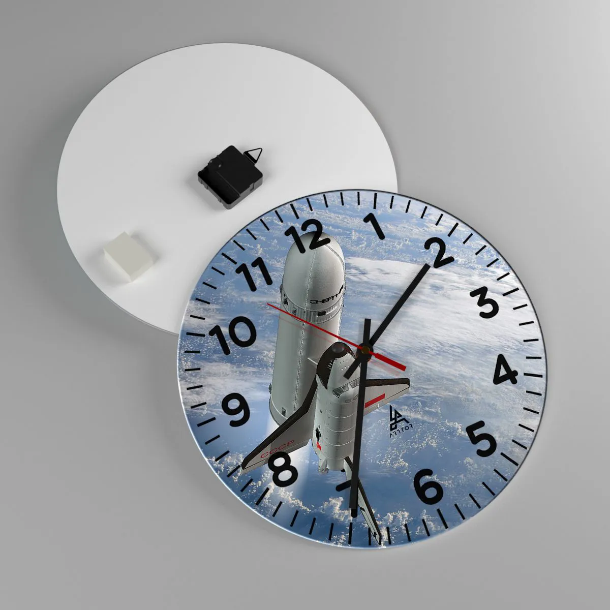 Vægur, Uret - Kosmisk opstigning - 40x40 cm