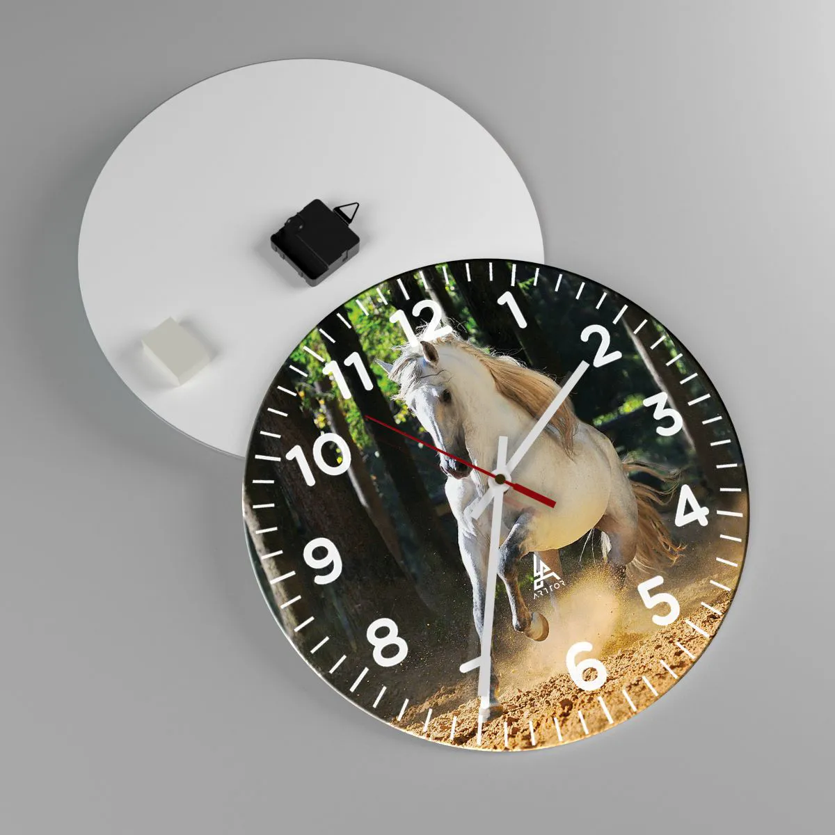 Zegar ścienny - Jak z powieści fantasy - 40x40 cm