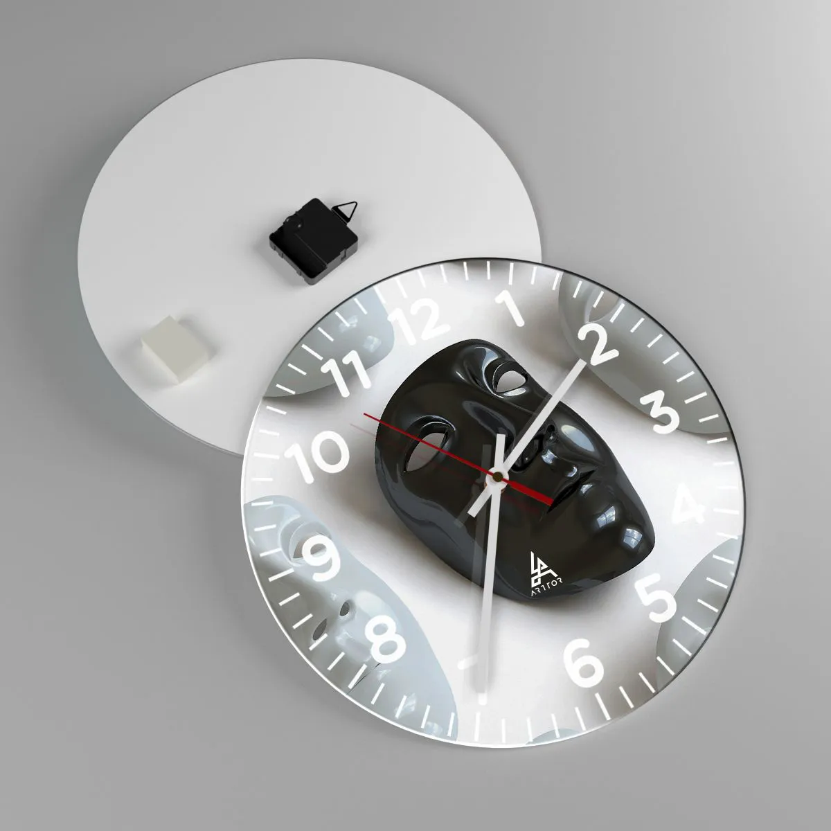 Vægur, Uret - Hvordan skiller man sig ud? - 40x40 cm