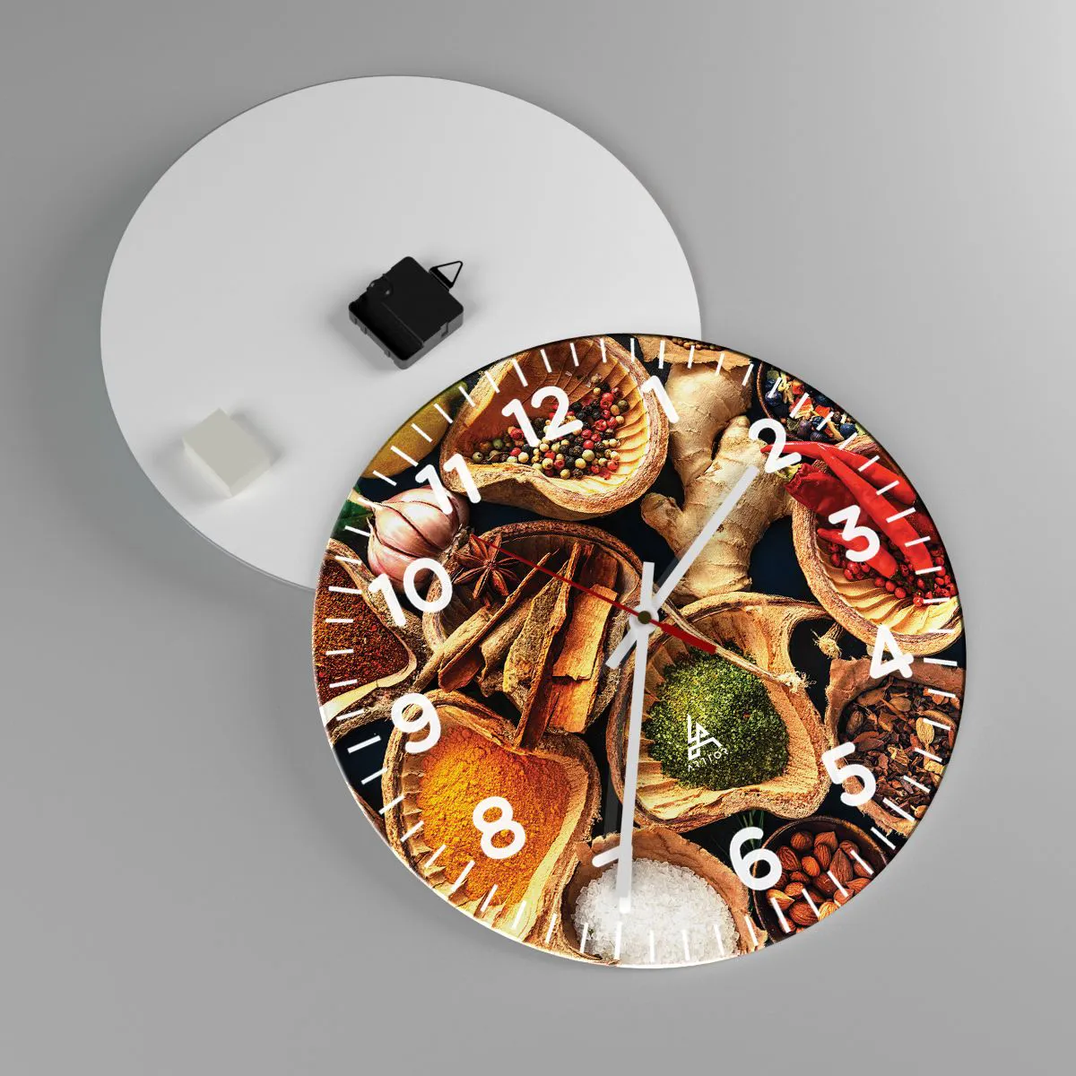 Wandklok - Klok - Neem wat je wilt - 40x40 cm