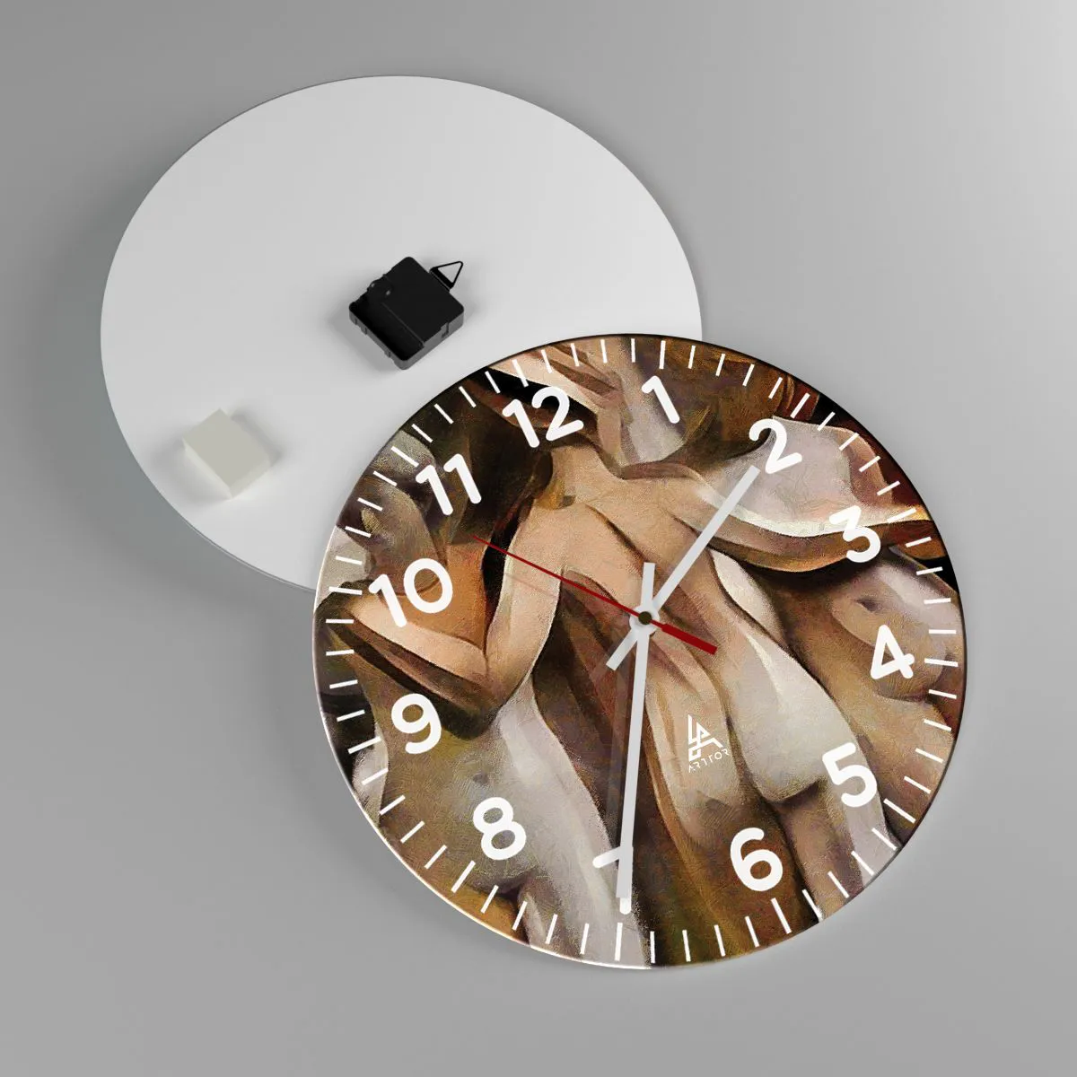 Vægur, Uret - Tre Nåder 2.0 - 40x40 cm