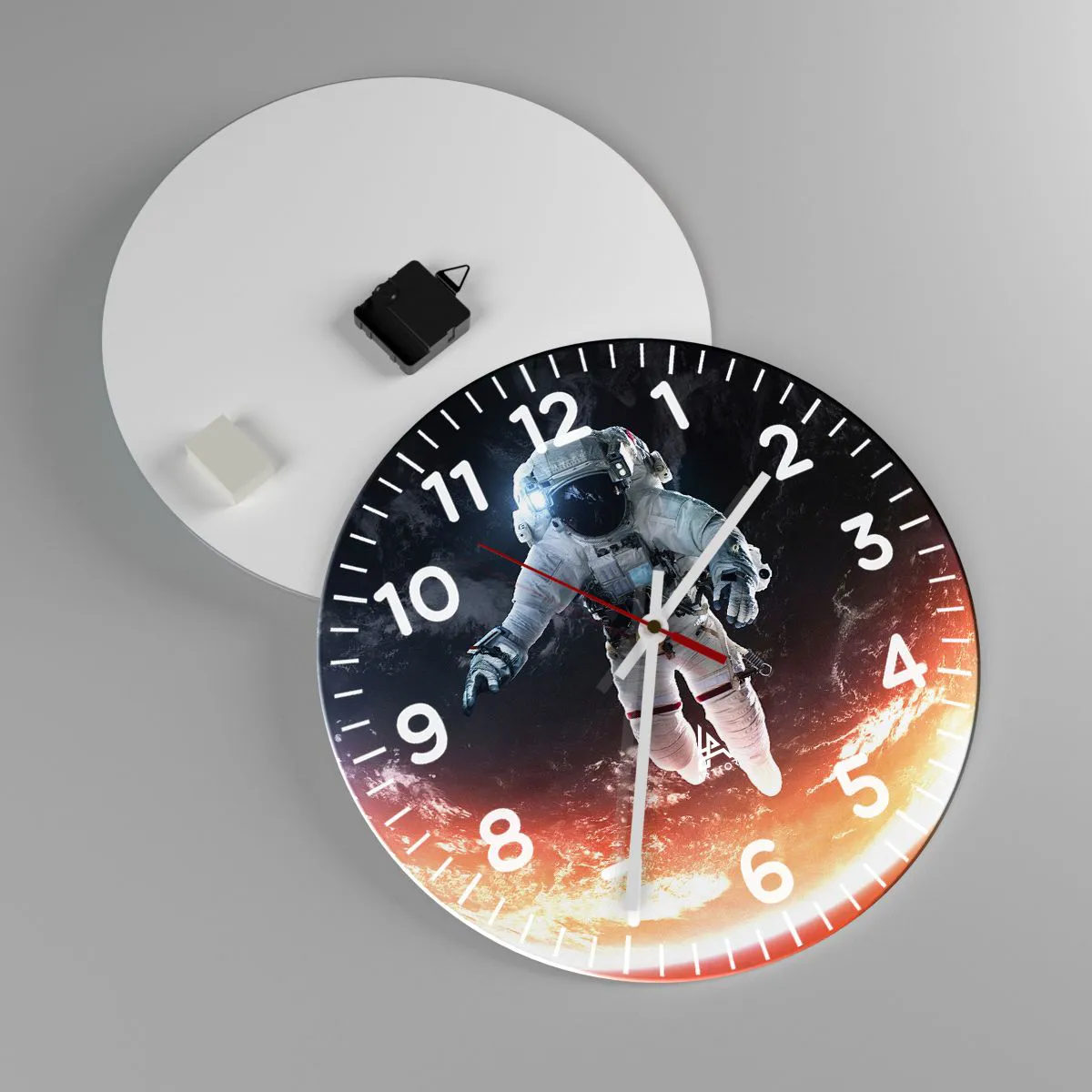 Vægur, Uret - Må jeg blive lidt længere? - 40x40 cm