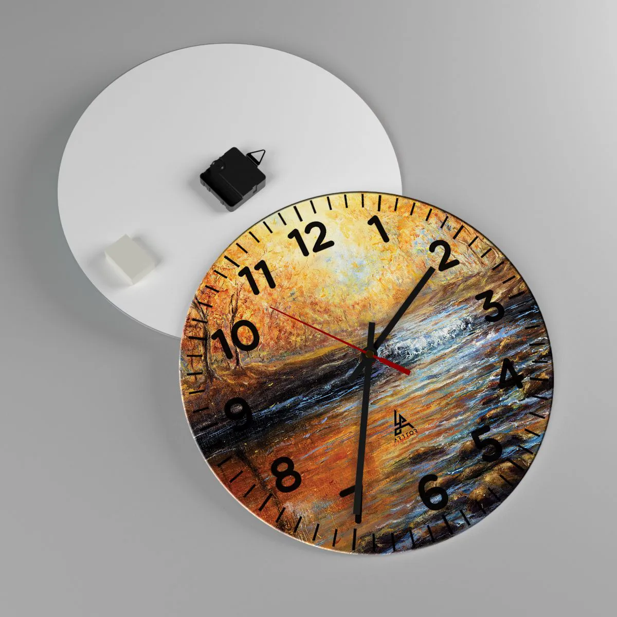 Falióra, Óra - Az Arany Patak - 40x40 cm
