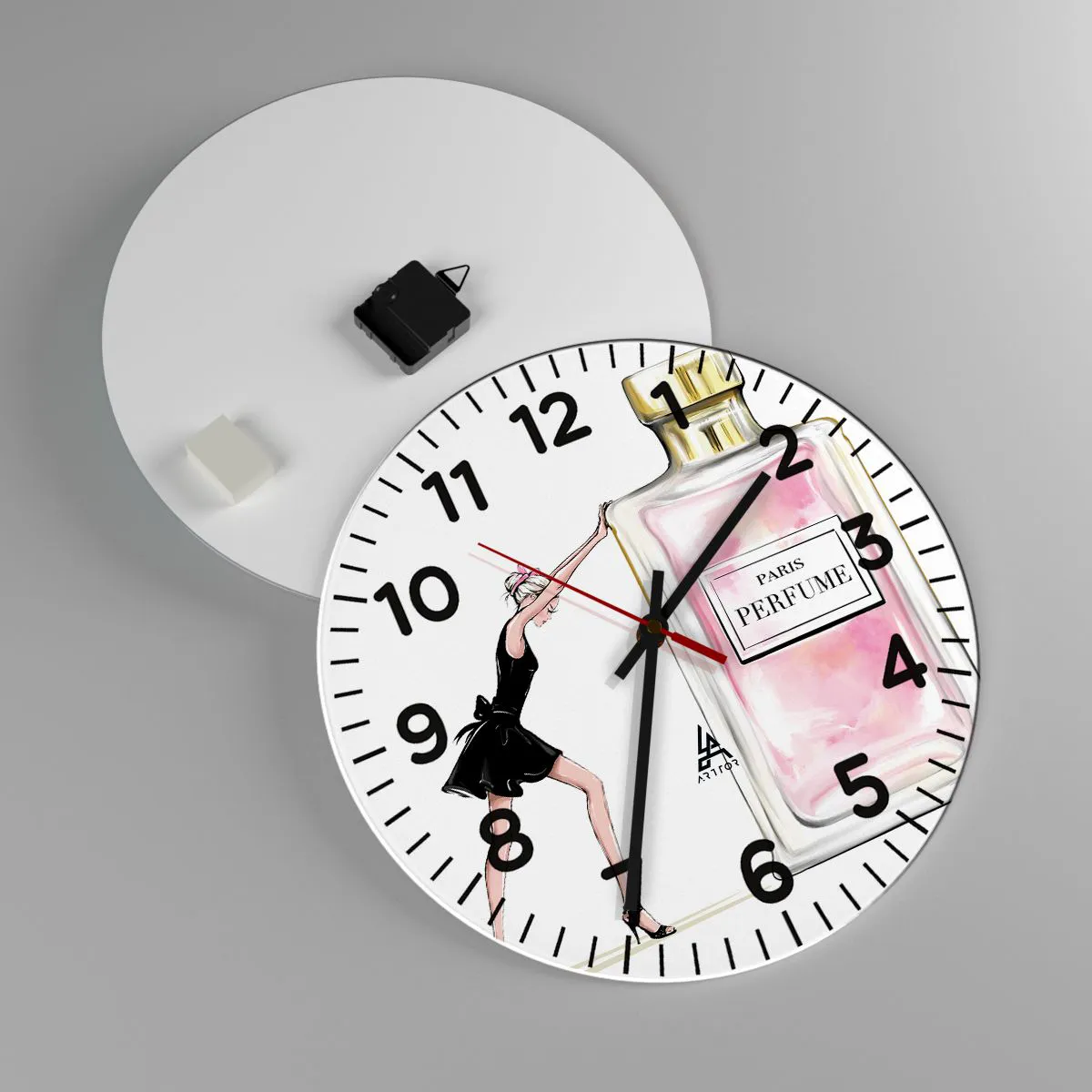 Vægur, Uret - Essensen af kvindelighed - 40x40 cm