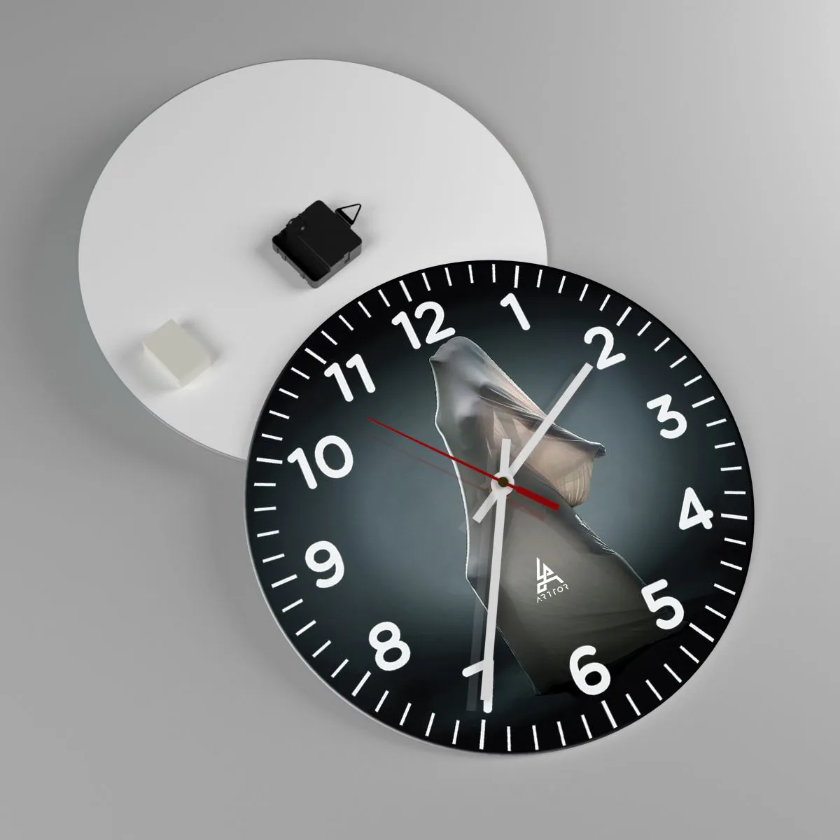 Nástěnné hodiny - Skryté touhy - 40x40 cm