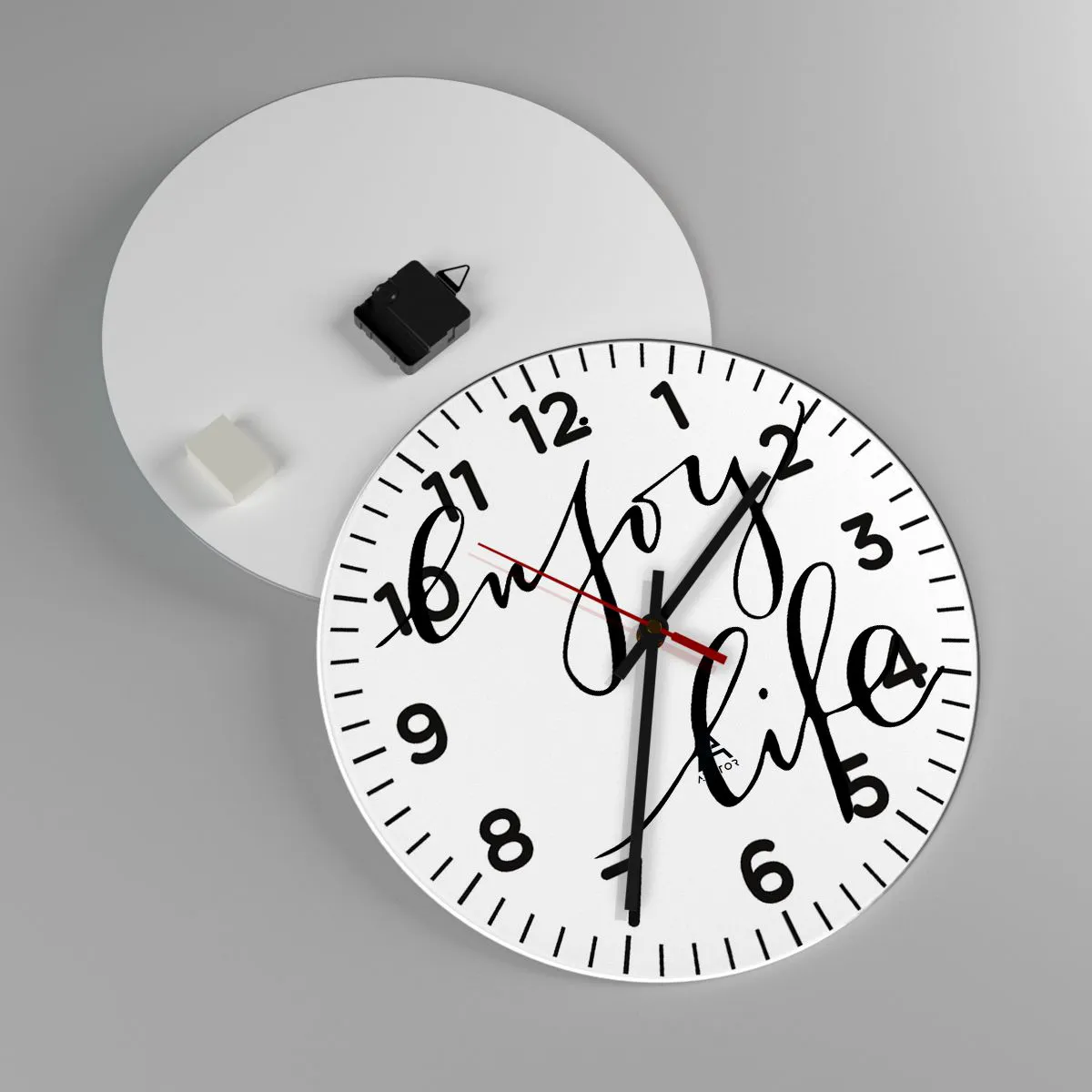 Vægur, Uret - Intet at tilføje… - 40x40 cm