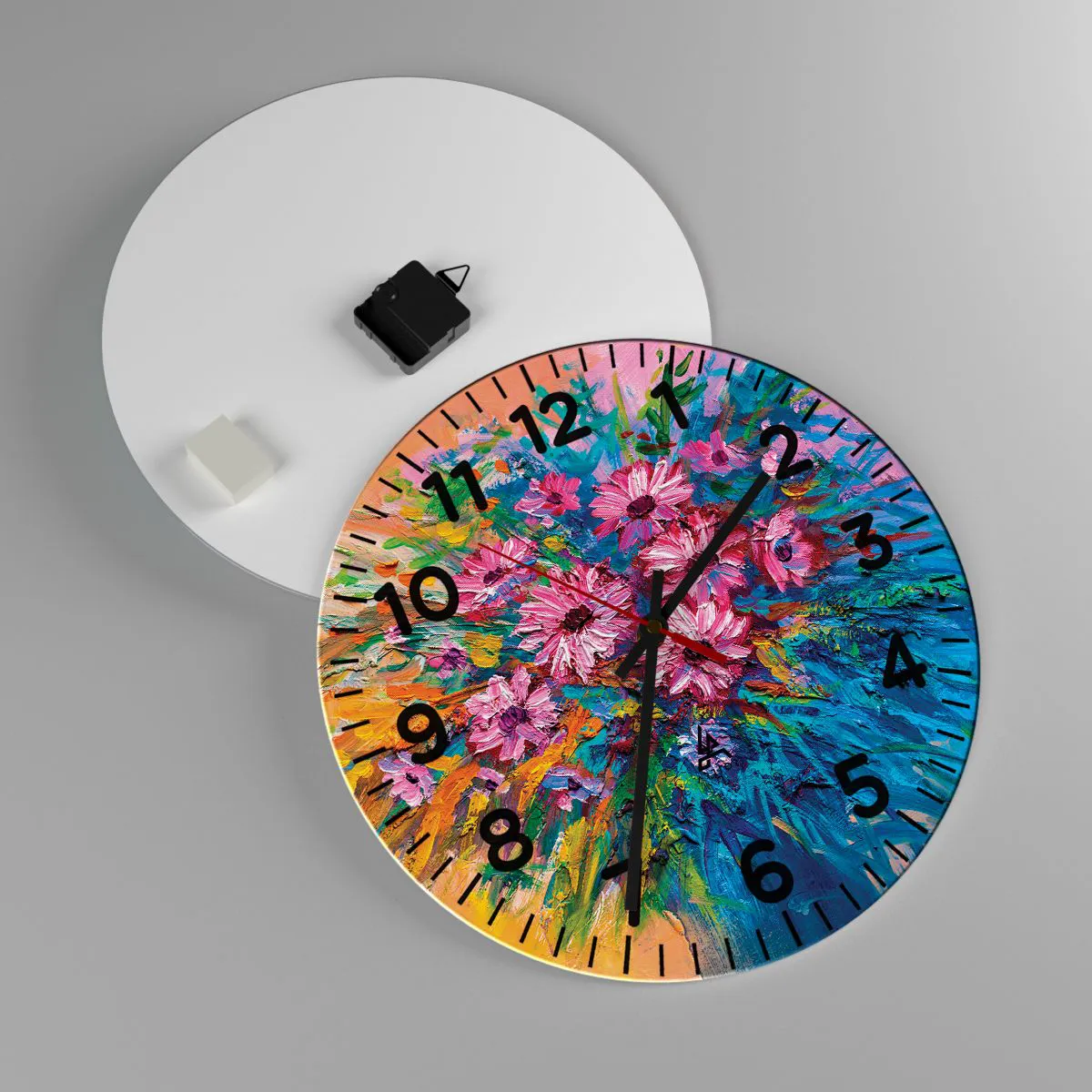 Vægur, Uret - Livets energi - 40x40 cm