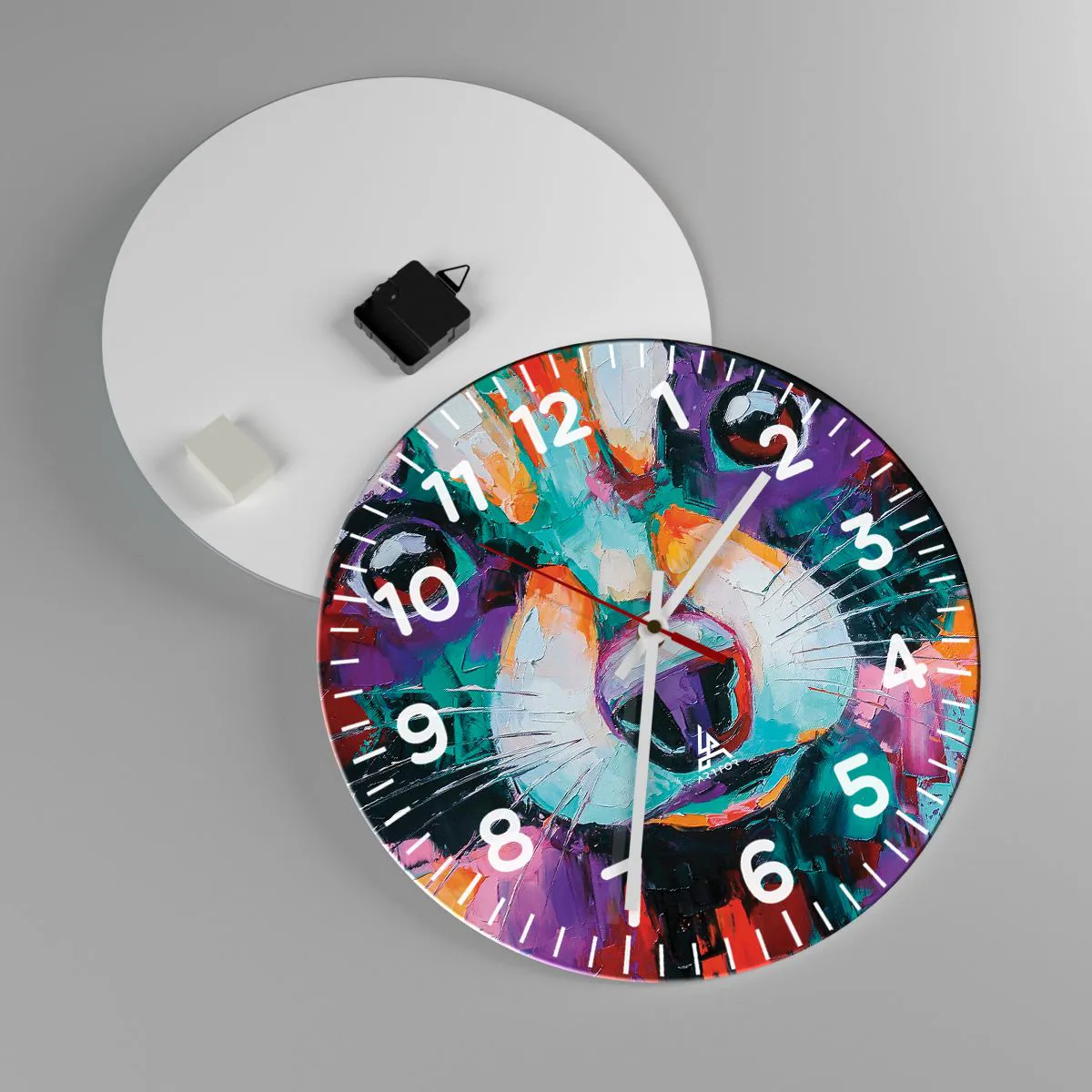 Falióra, Óra - Csak jó érzelmek - 40x40 cm