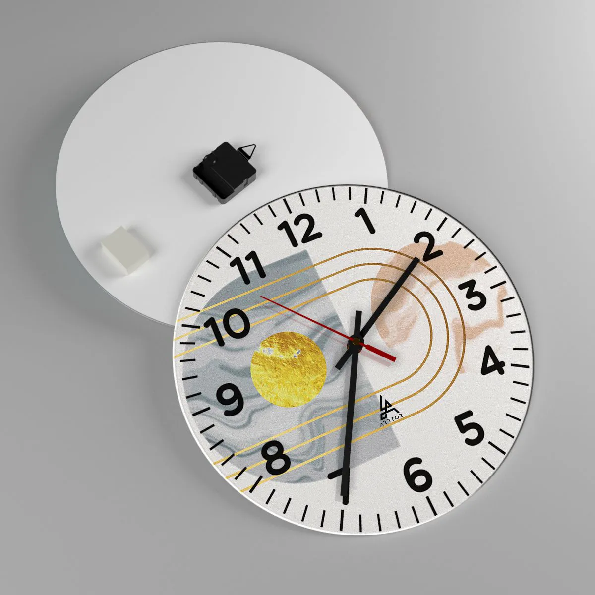 Zegar ścienny - Jasność i blask - 40x40 cm