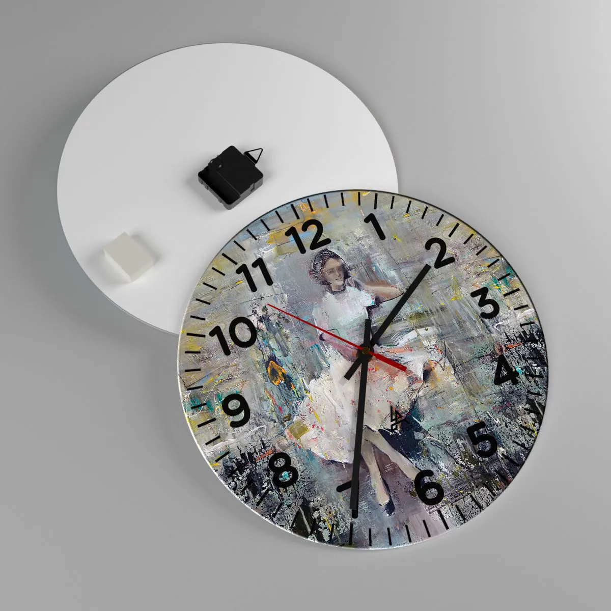 Nástenné hodiny - Klasická a moderná - 40x40 cm