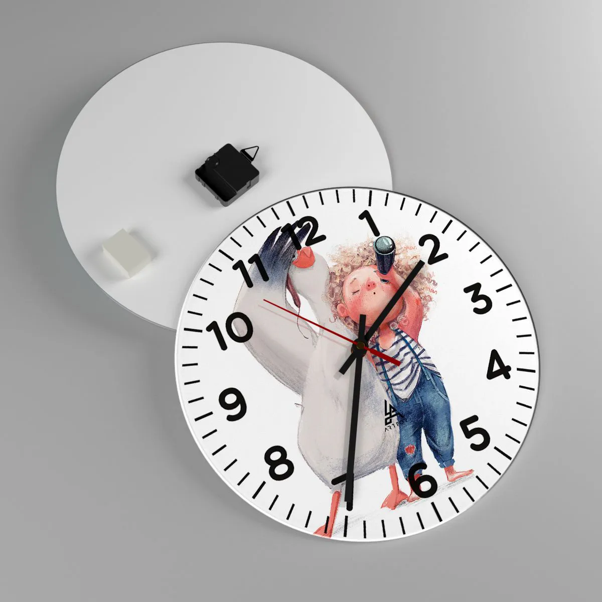 Falióra, Óra - Nagy utazási terve - 40x40 cm