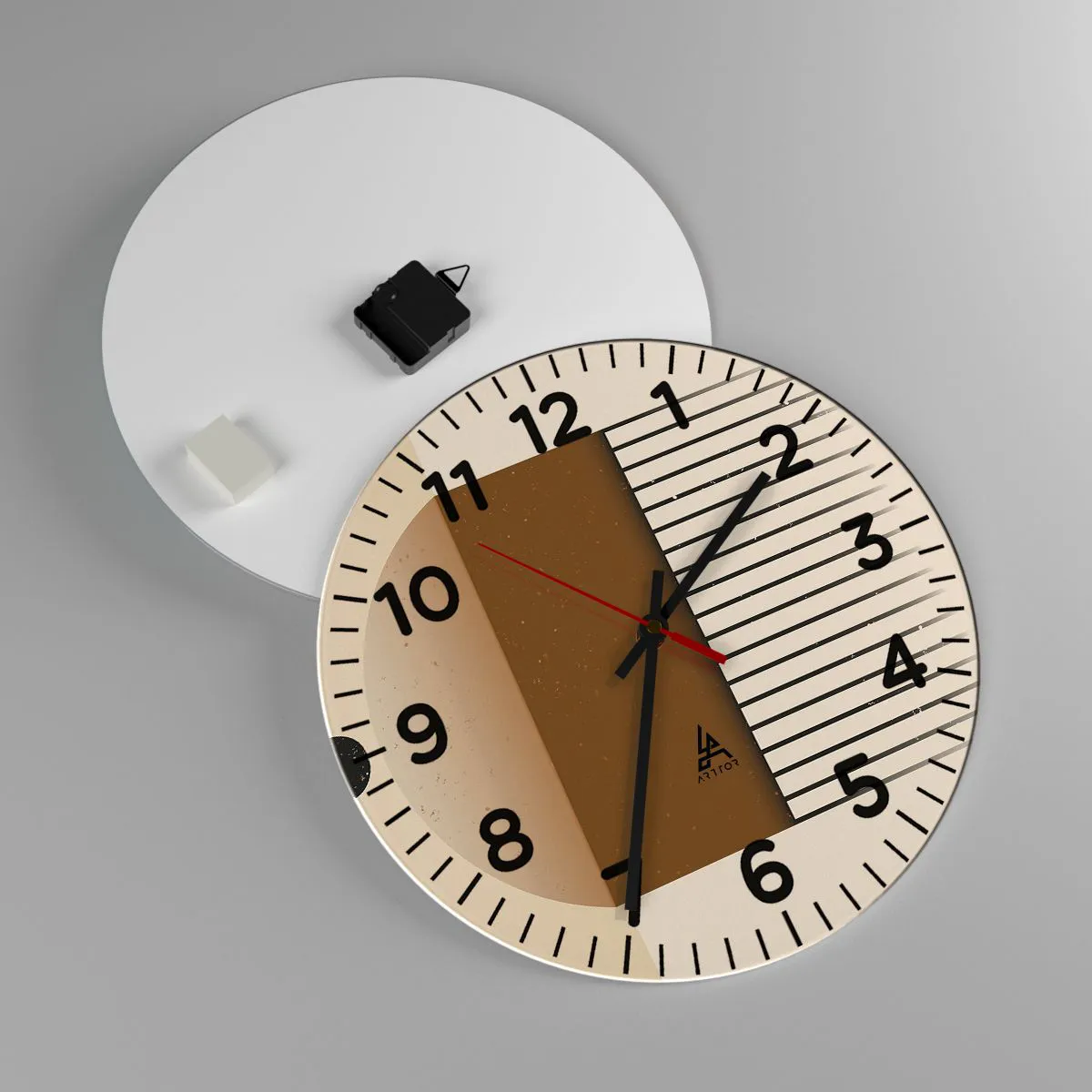 Horloge murale - Pendule murale - Différents états - 40x40 cm