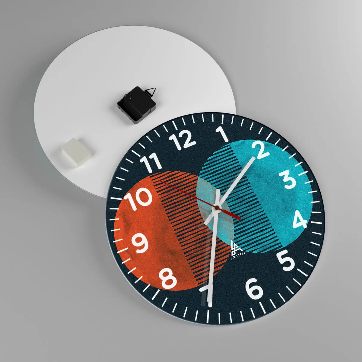 Nástenné hodiny - Astronomická fantázia - 40x40 cm