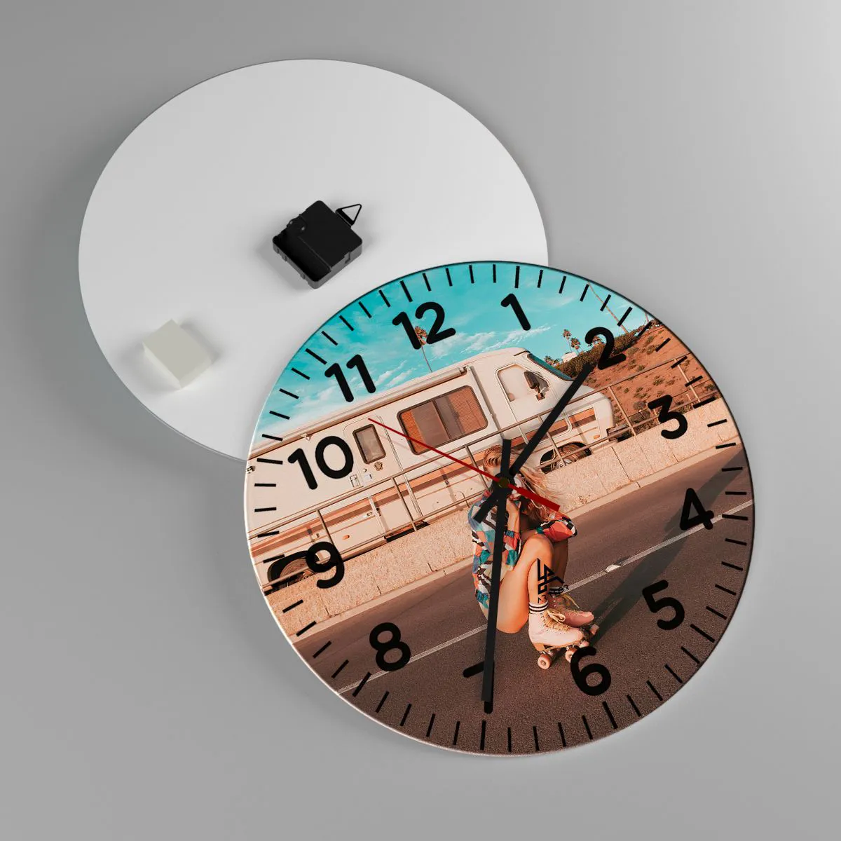 Nástenné hodiny - Usmejte sa! - 40x40 cm