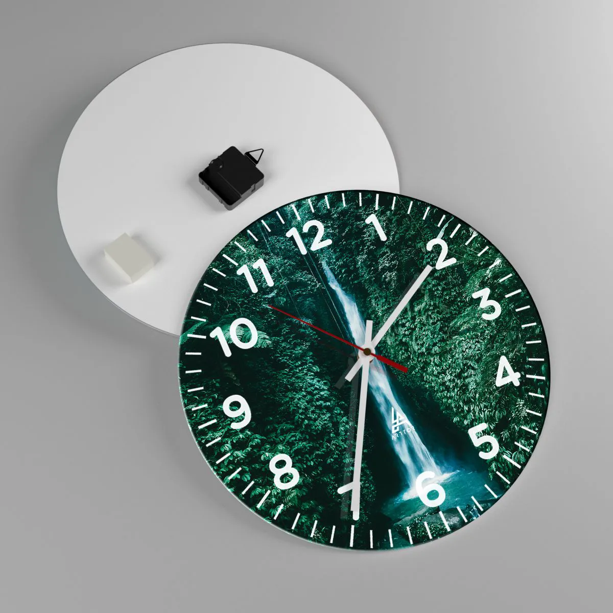 Falióra, Óra - Trópusi gyógyforrás - 40x40 cm