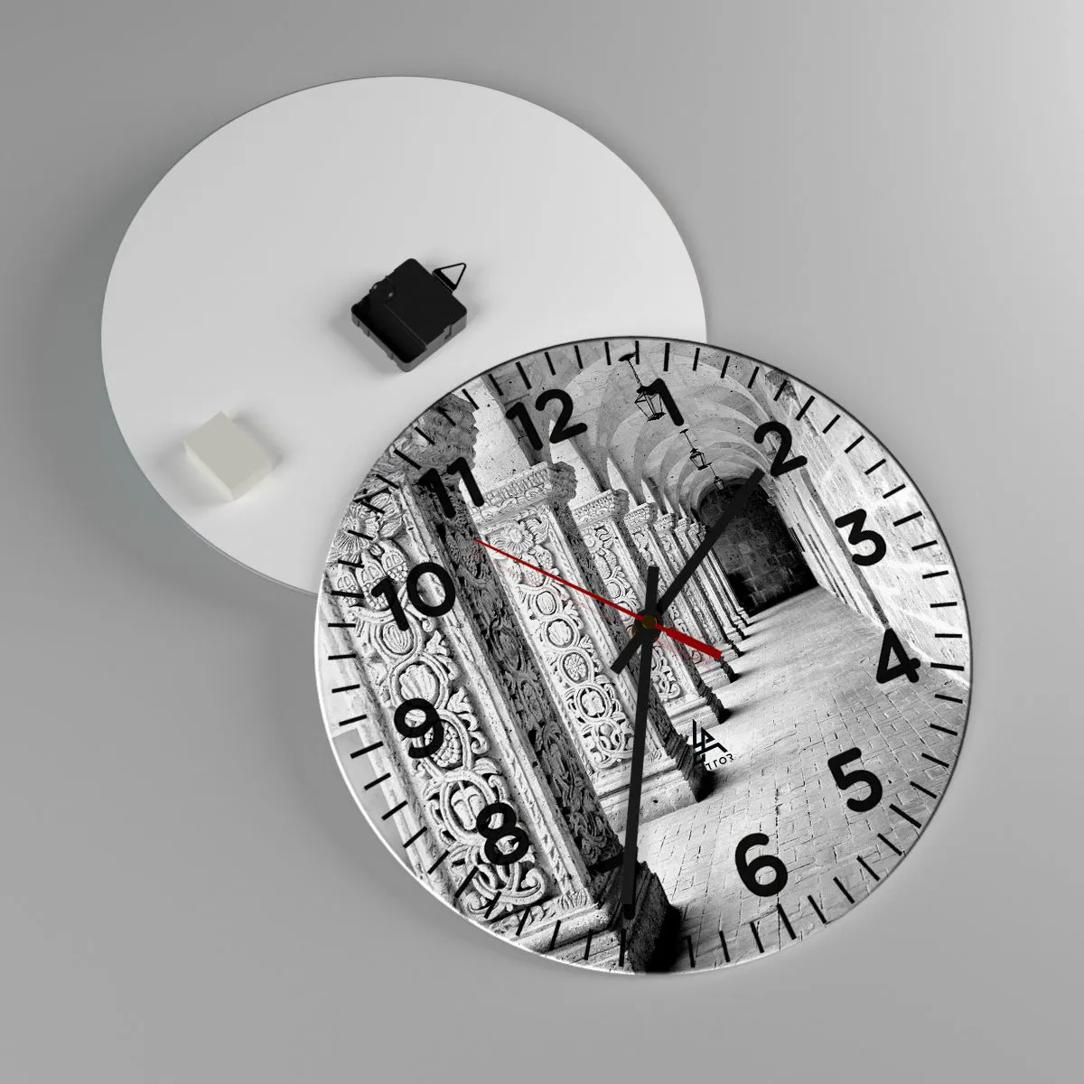 Zegar ścienny - A dokąd to…? - 40x40 cm